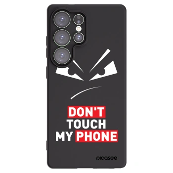 Picasee silikónový čierny obal pre Samsung Galaxy S25 Ultra 5G - Evil Eye - Transparent