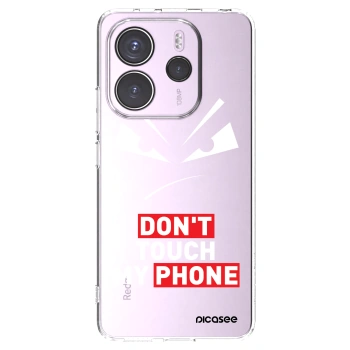 Picasee silikónový prehľadný obal pre Xiaomi Redmi Note 14 4G - Evil Eye - Transparent