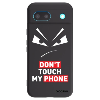 Picasee silikónový čierny obal pre Google Pixel 8a - Evil Eye - Transparent