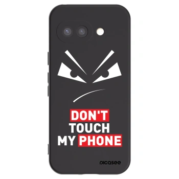 Picasee silikónový čierny obal pre Google Pixel 9a - Evil Eye - Transparent