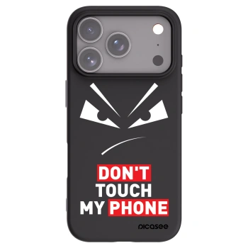 Picasee silikónový čierny obal pre Apple iPhone 17 Pro - Evil Eye - Transparent