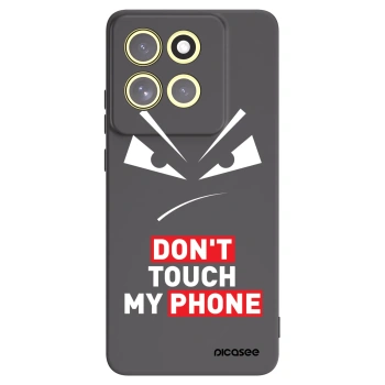 Picasee silikónový čierny obal pre Motorola Moto G86 5G - Evil Eye - Transparent