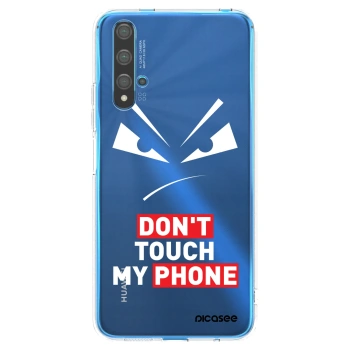 Picasee silikónový prehľadný obal pre Huawei Nova 5T - Evil Eye - Transparent