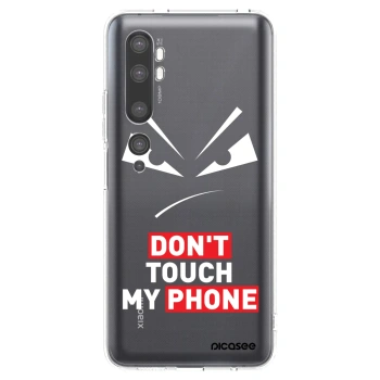 Picasee silikónový prehľadný obal pre Xiaomi Mi Note 10 (Pro) - Evil Eye - Transparent