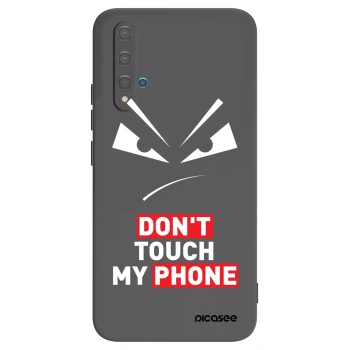 Picasee silikónový čierny obal pre Huawei Nova 5T - Evil Eye - Transparent