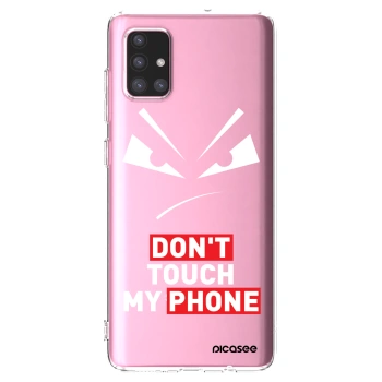 Picasee silikónový prehľadný obal pre Samsung Galaxy A71 A715F - Evil Eye - Transparent