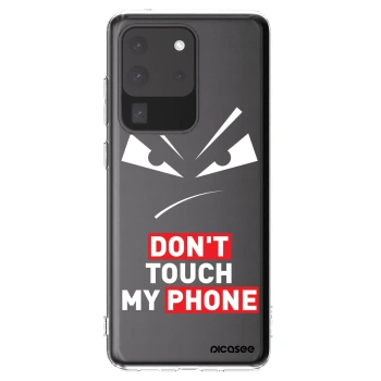Picasee silikónový prehľadný obal pre Samsung Galaxy S20 Ultra 5G G988F - Evil Eye - Transparent
