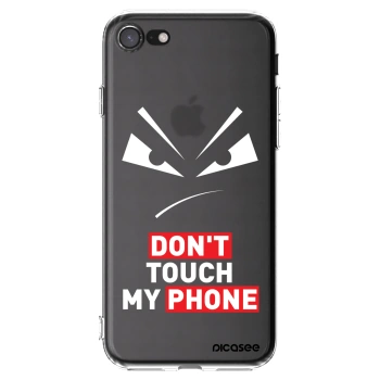 Picasee silikónový prehľadný obal pre Apple iPhone SE 2020 - Evil Eye - Transparent