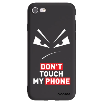 Picasee silikónový čierny obal pre Apple iPhone SE 2020 - Evil Eye - Transparent