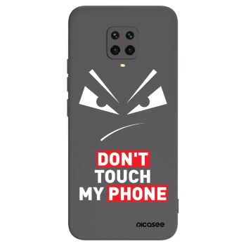 Picasee silikónový čierny obal pre Xiaomi Redmi Note 9 Pro - Evil Eye - Transparent