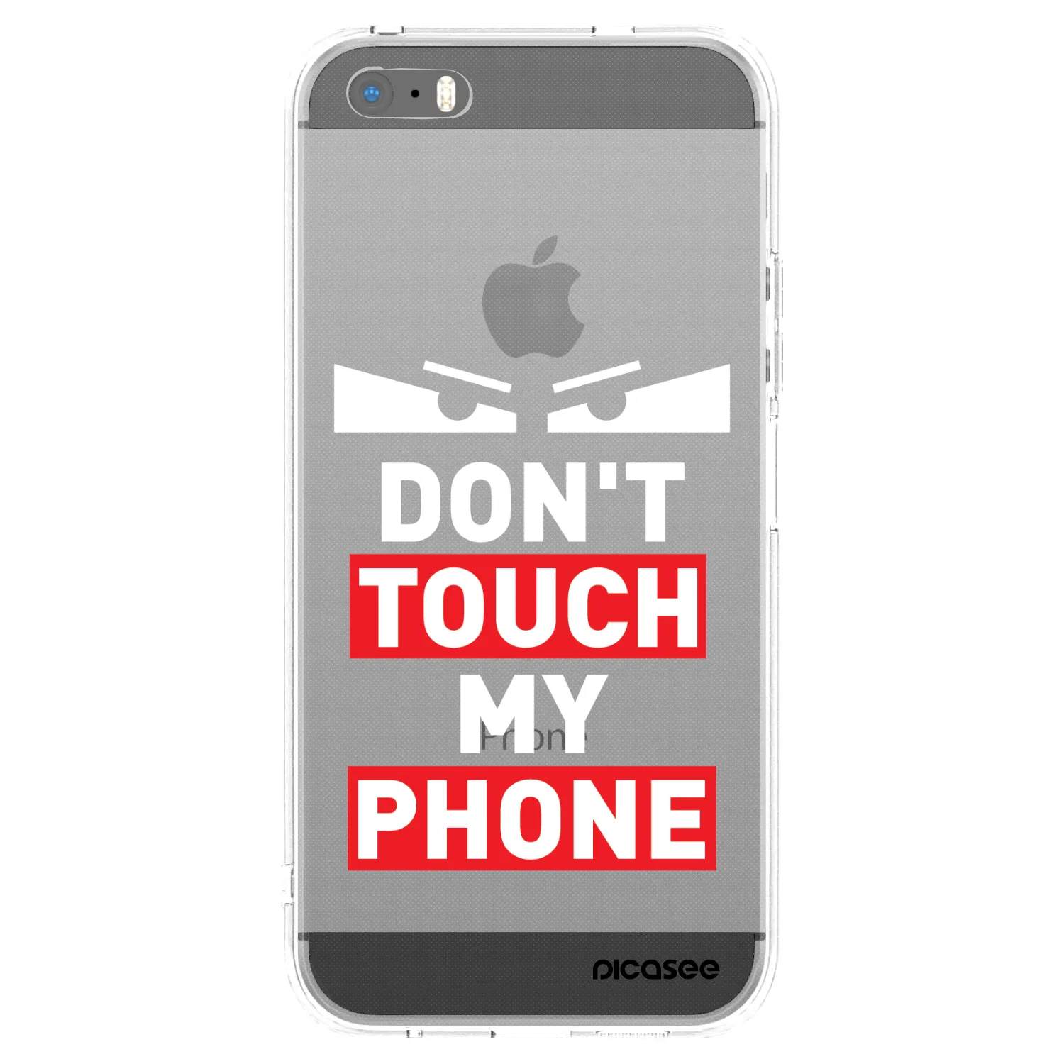 Picasee silikónový prehľadný obal pre Apple iPhone 5/5S/SE - Shadow Eye - Transparent