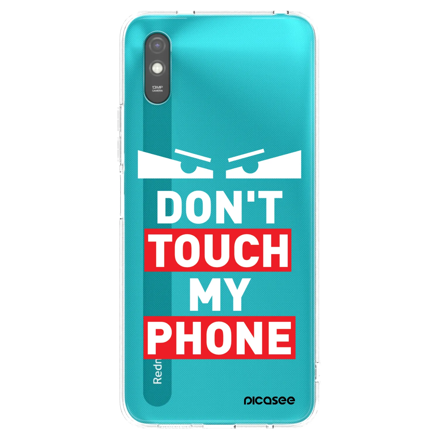 Picasee silikónový prehľadný obal pre Xiaomi Redmi 9A - Shadow Eye - Transparent