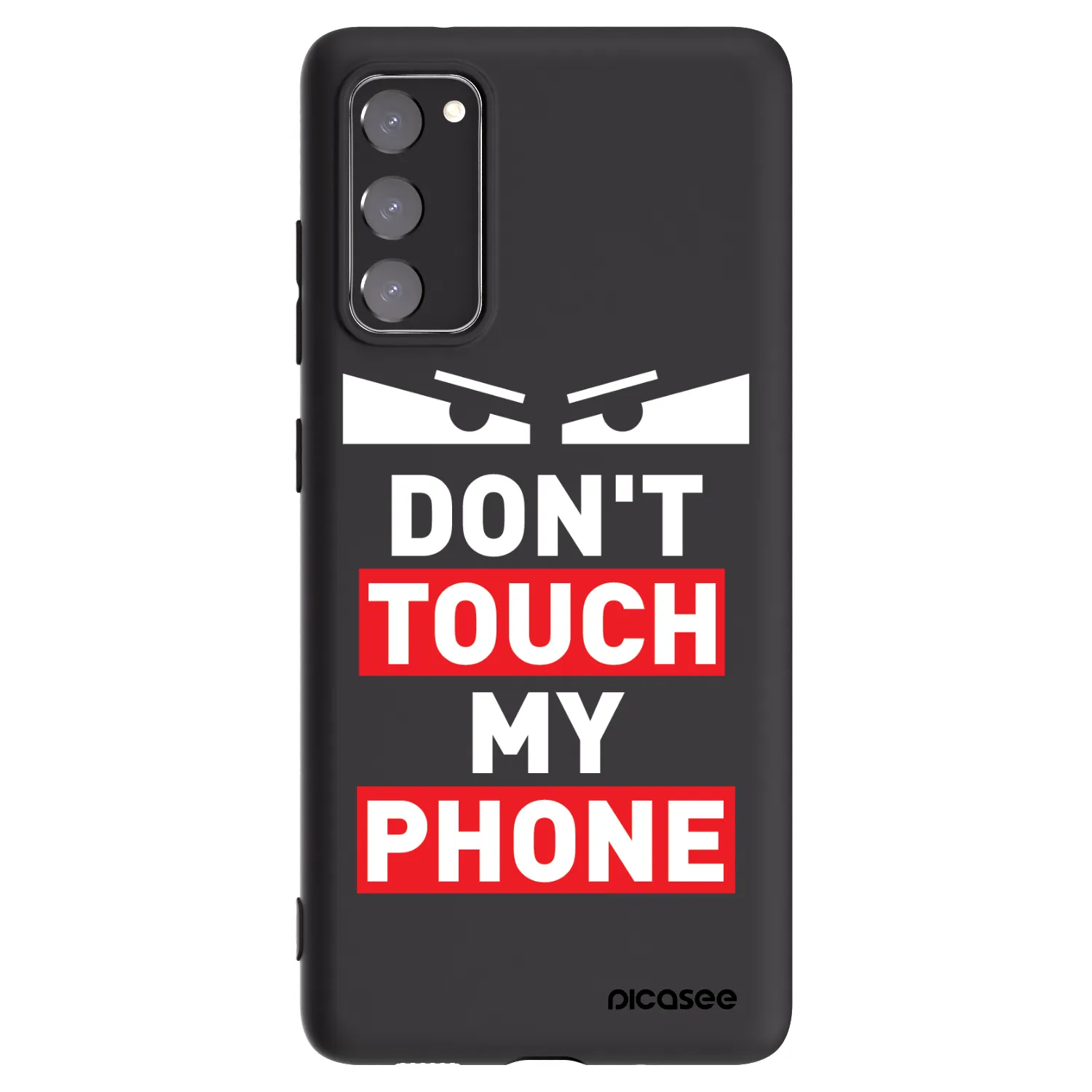 Picasee silikónový čierny obal pre Samsung Galaxy S20 FE - Shadow Eye - Transparent