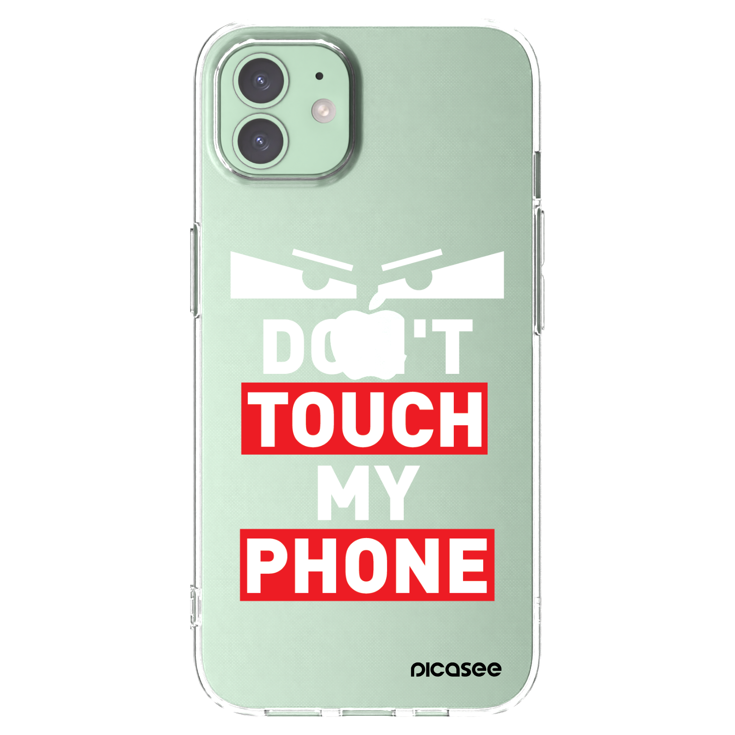 Picasee silikónový prehľadný obal pre Apple iPhone 12 Pro - Shadow Eye - Transparent