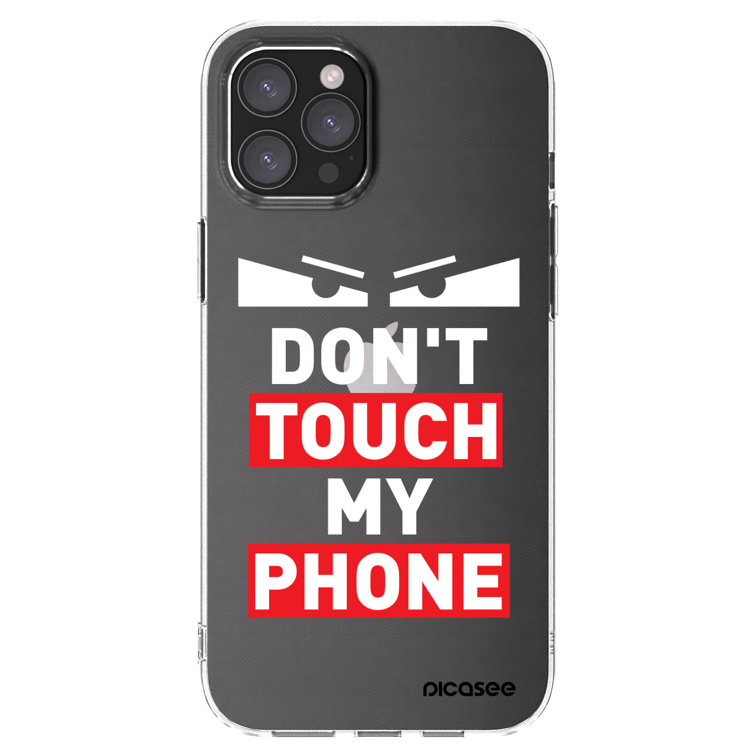 Picasee silikónový prehľadný obal pre Apple iPhone 12 Pro Max - Shadow Eye - Transparent