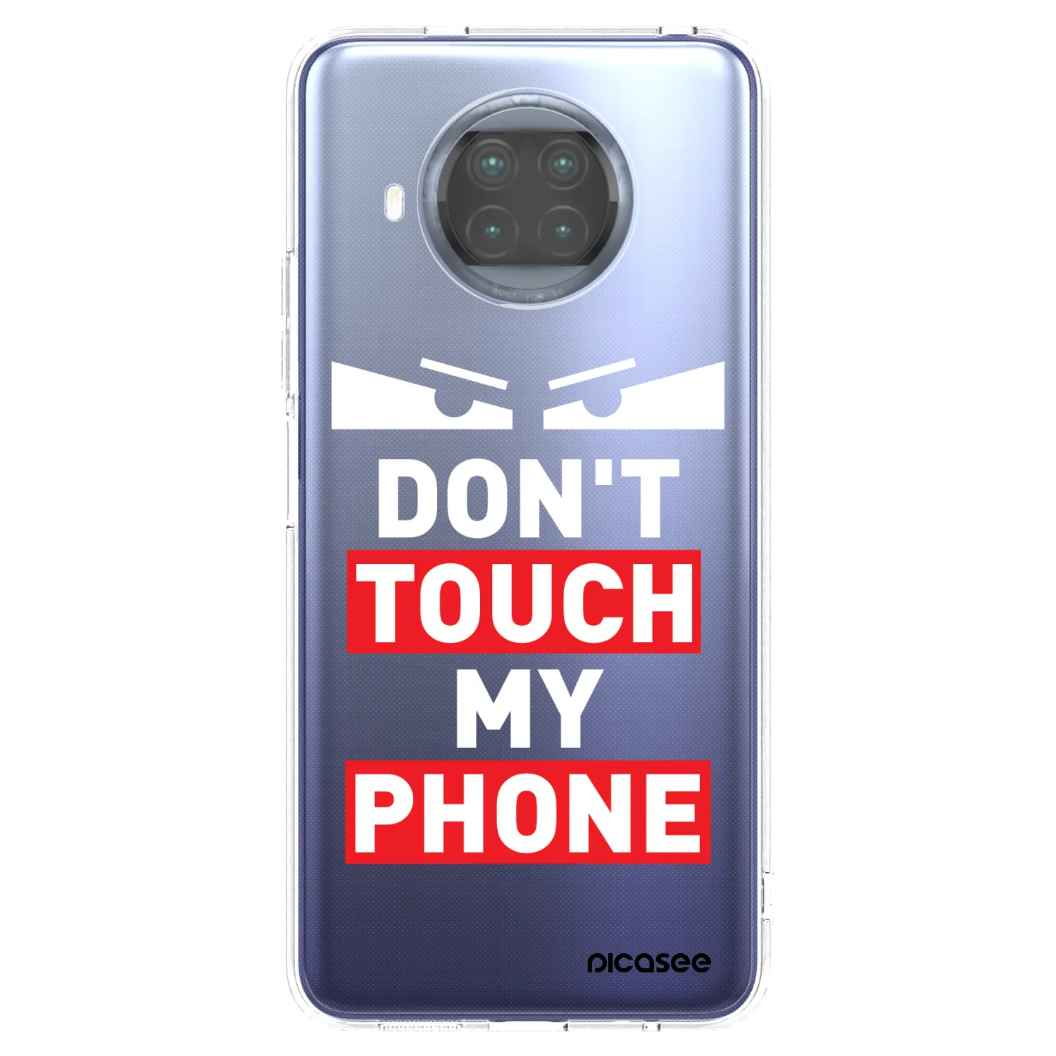 Silikónový prehľadný obal pre Xiaomi Mi 10T Lite - Shadow Eye - Transparent