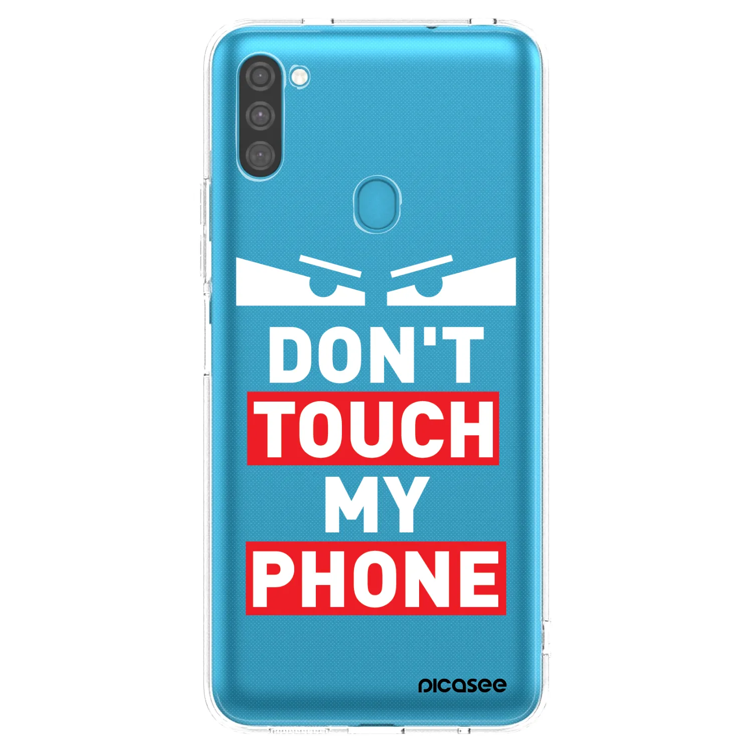 Picasee silikónový prehľadný obal pre Samsung Galaxy M11 - Shadow Eye - Transparent