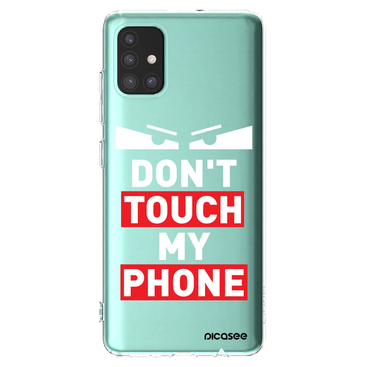 Picasee silikónový prehľadný obal pre Samsung Galaxy M31s - Shadow Eye - Transparent