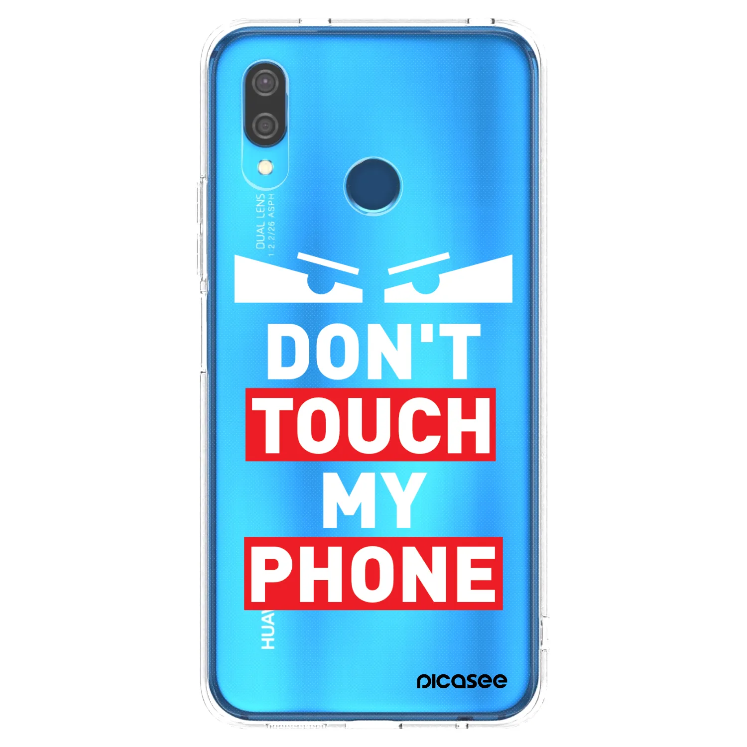 Picasee silikónový prehľadný obal pre Huawei P20 Lite - Shadow Eye - Transparent