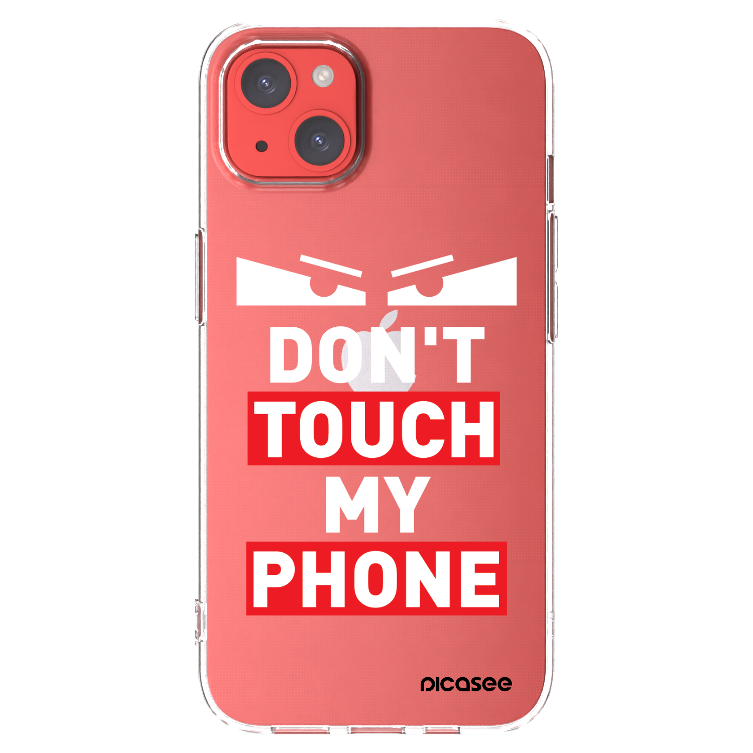 Picasee silikónový prehľadný obal pre Apple iPhone 13 - Shadow Eye - Transparent