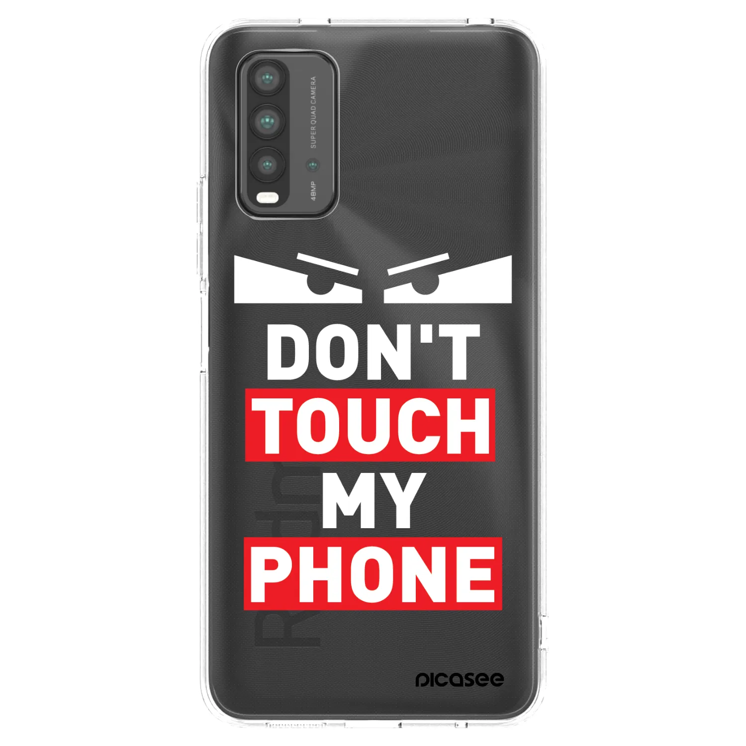 Silikónový prehľadný obal pre Xiaomi Redmi 9T - Shadow Eye - Transparent
