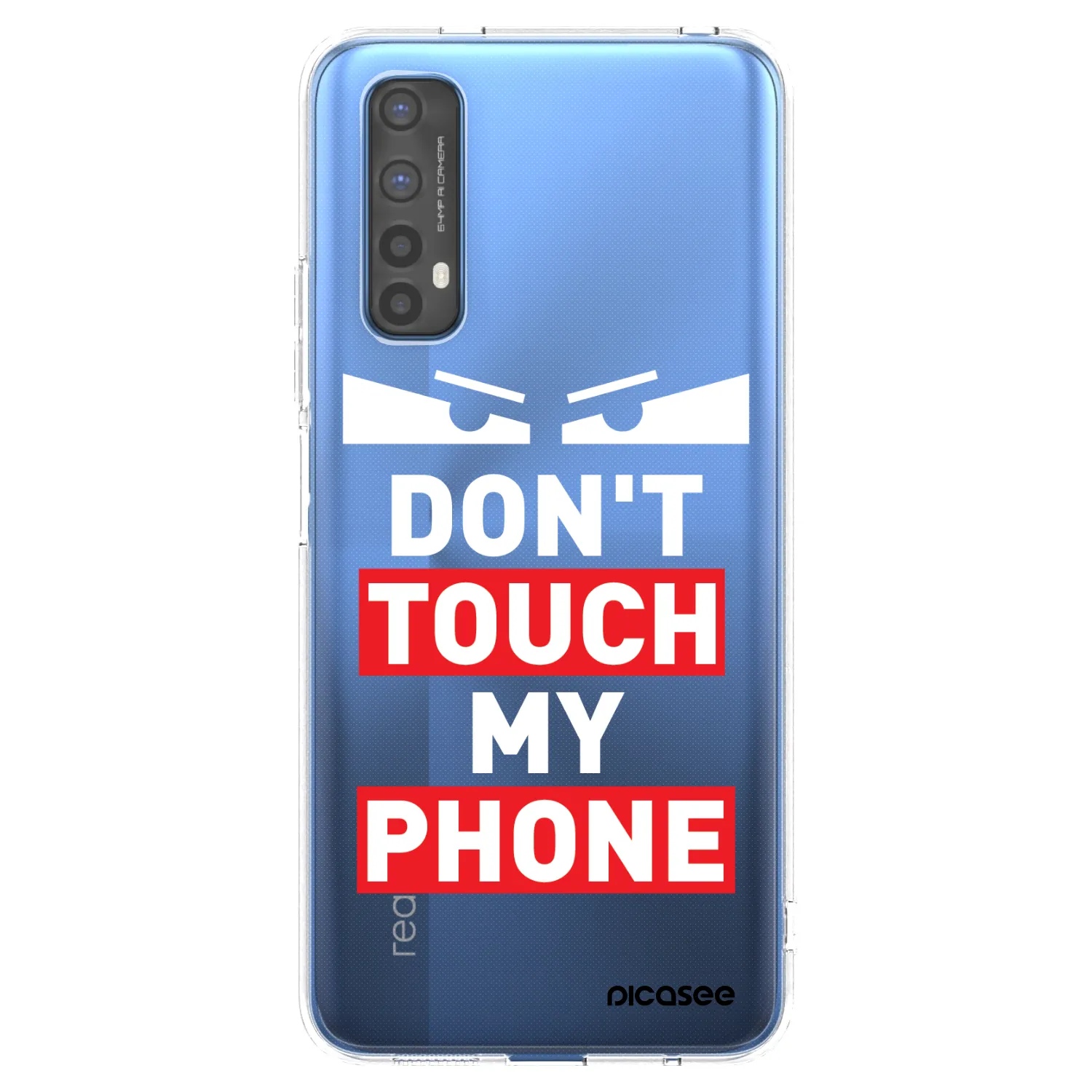 Picasee silikónový prehľadný obal pre Realme 7 - Shadow Eye - Transparent