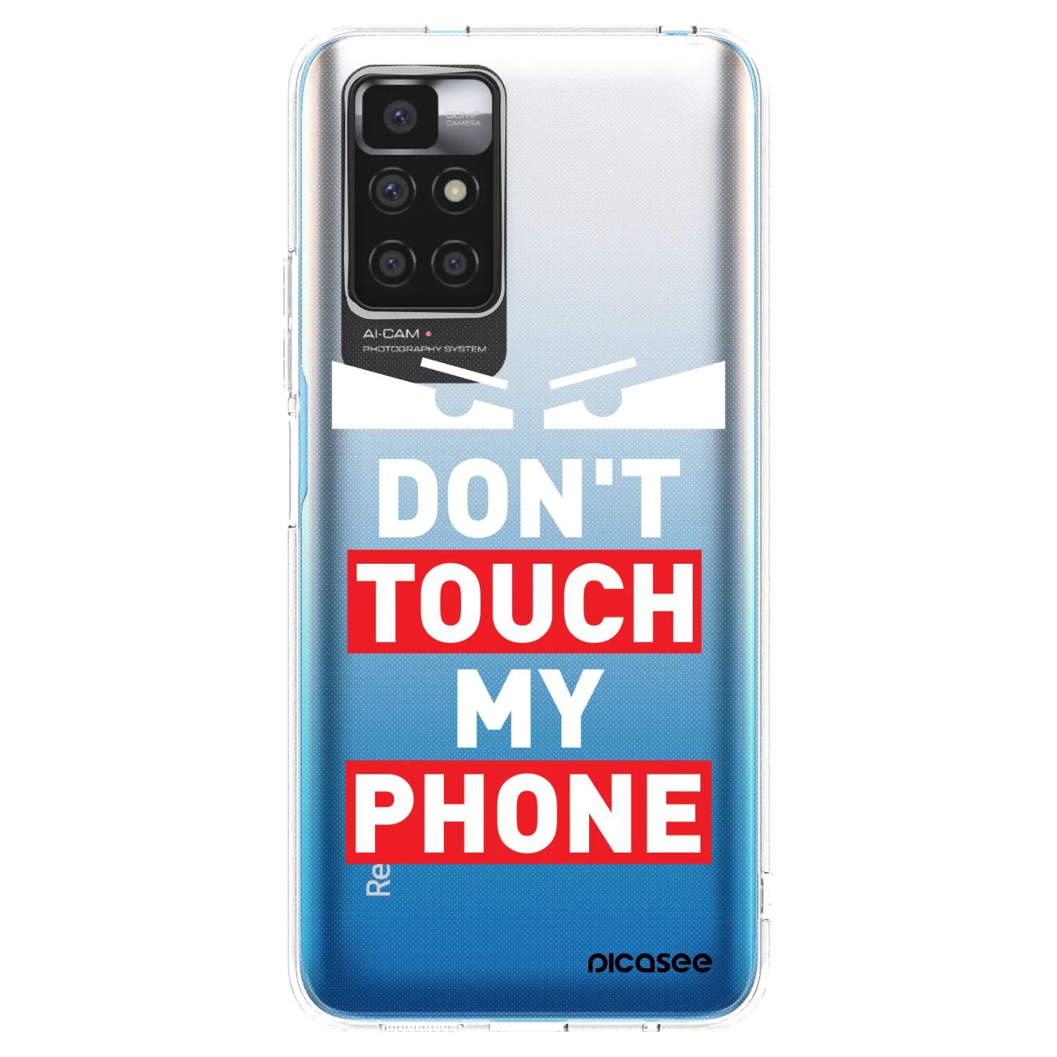 Silikónový prehľadný obal pre Xiaomi Redmi 10 - Shadow Eye - Transparent