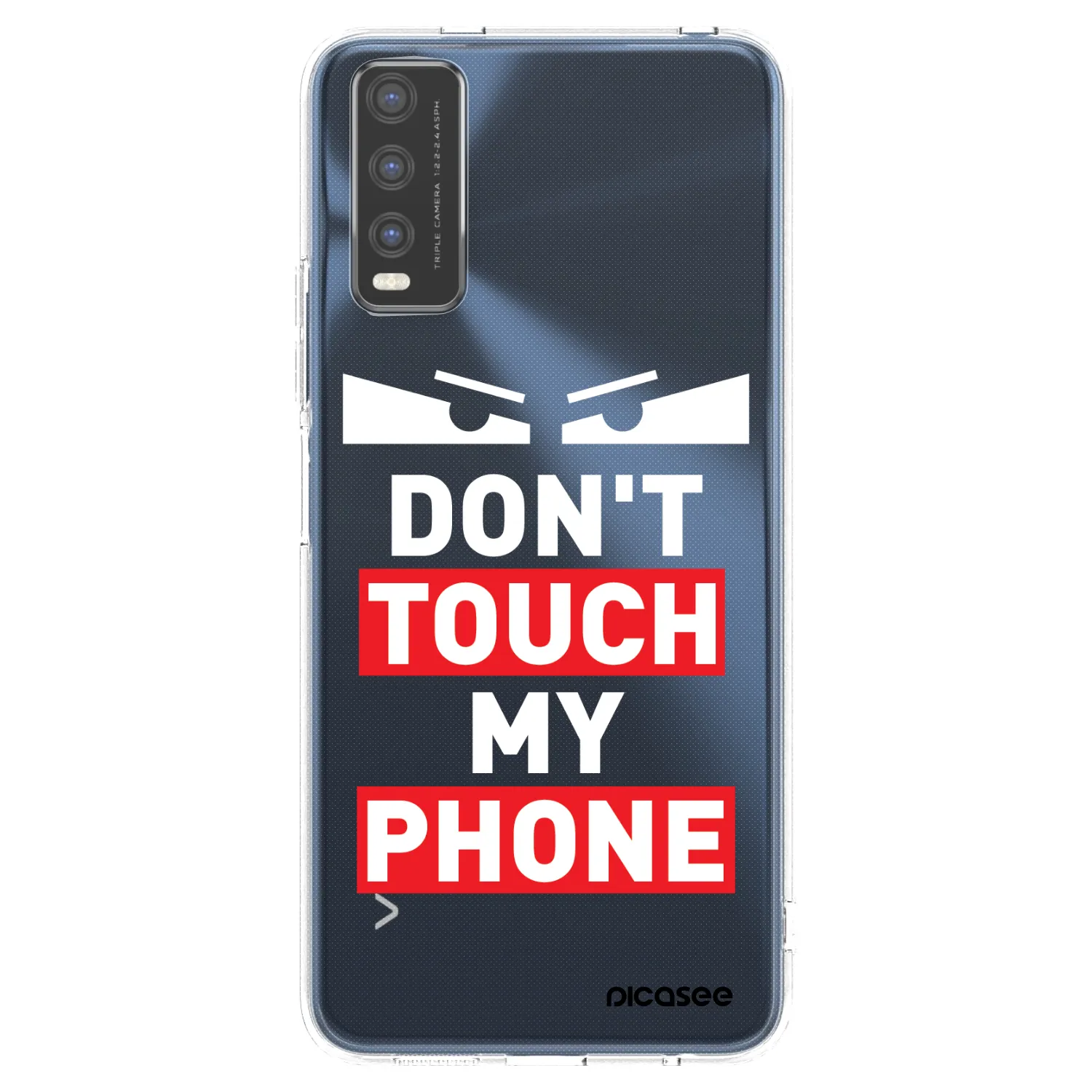 Picasee silikónový prehľadný obal pre Vivo Y20s - Shadow Eye - Transparent