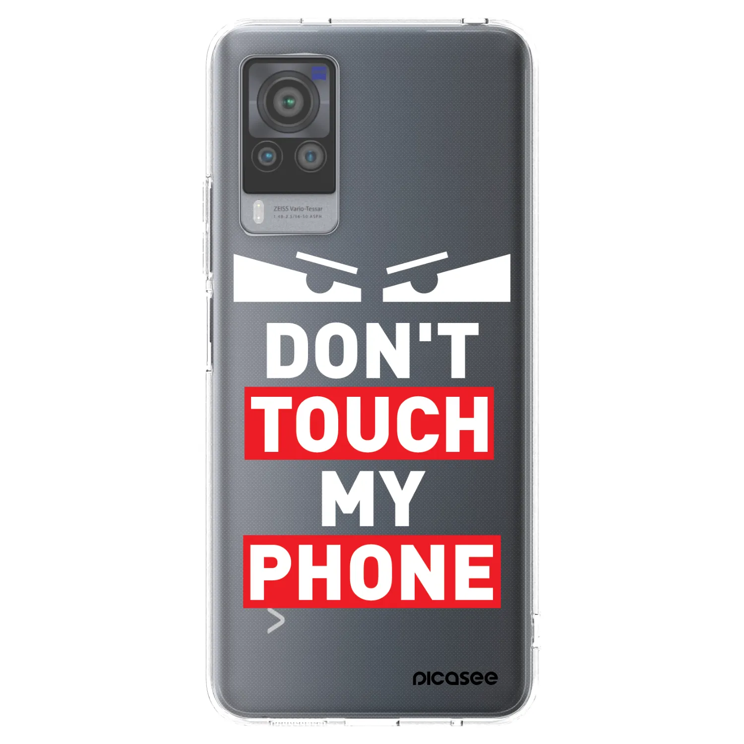 Picasee silikónový prehľadný obal pre Vivo X60 Pro 5G - Shadow Eye - Transparent