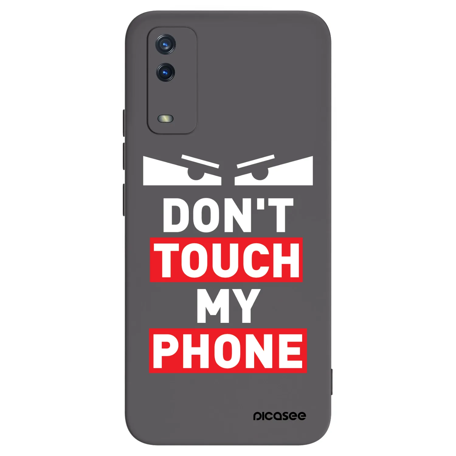 Picasee silikónový čierny obal pre Vivo Y11s - Shadow Eye - Transparent