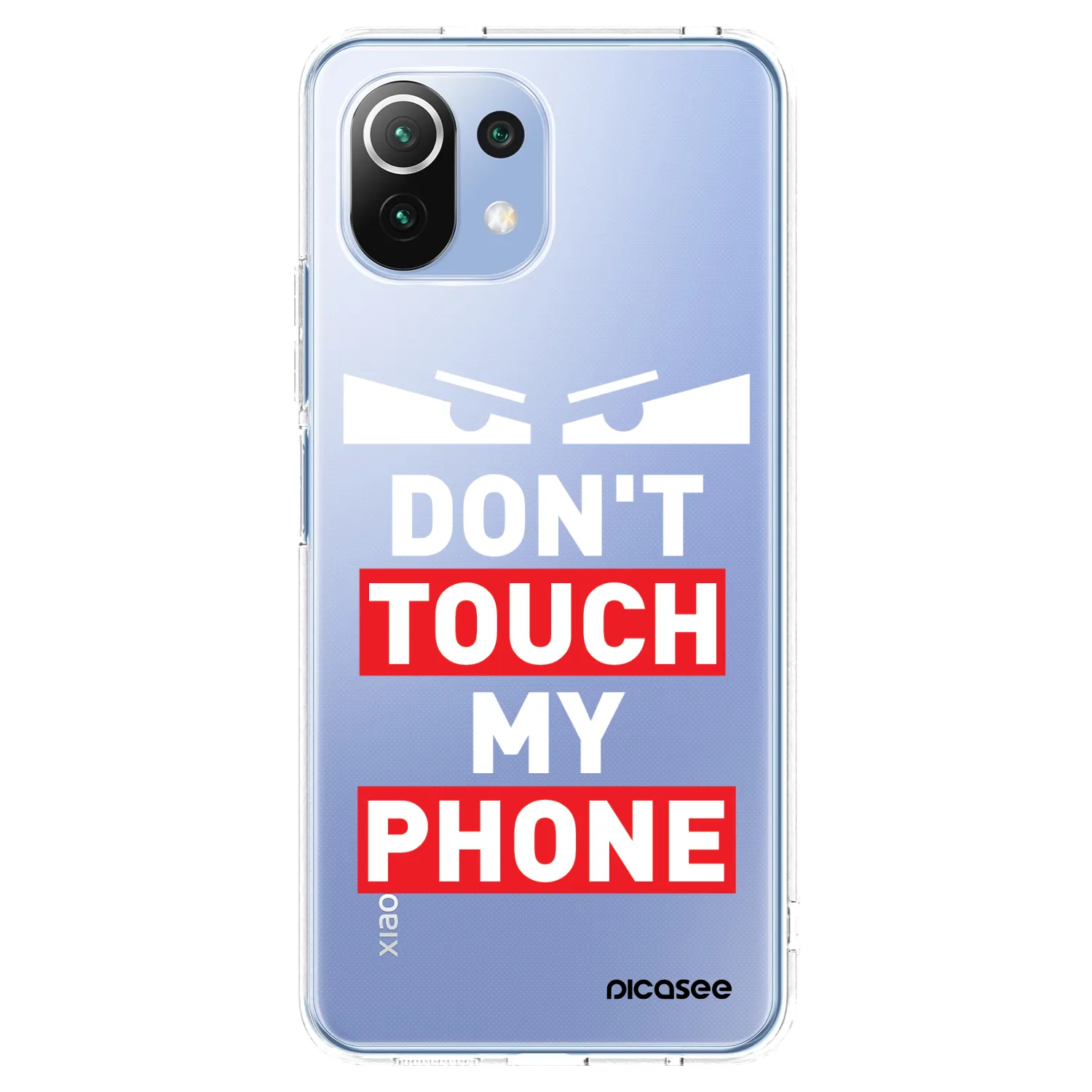 Picasee silikónový prehľadný obal pre Xiaomi 11 Lite 5G NE - Shadow Eye - Transparent