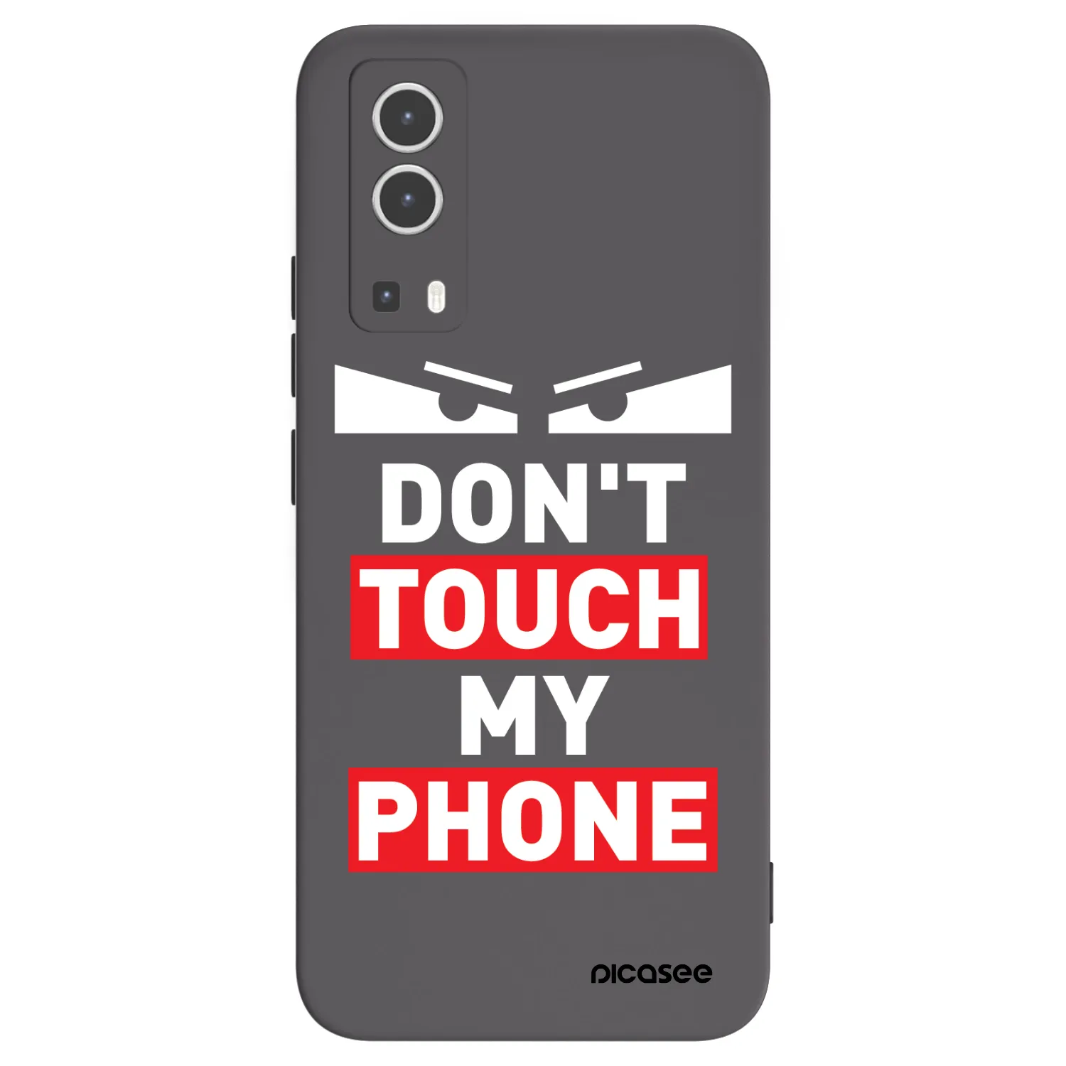 Picasee silikónový čierny obal pre Vivo Y72 5G - Shadow Eye - Transparent