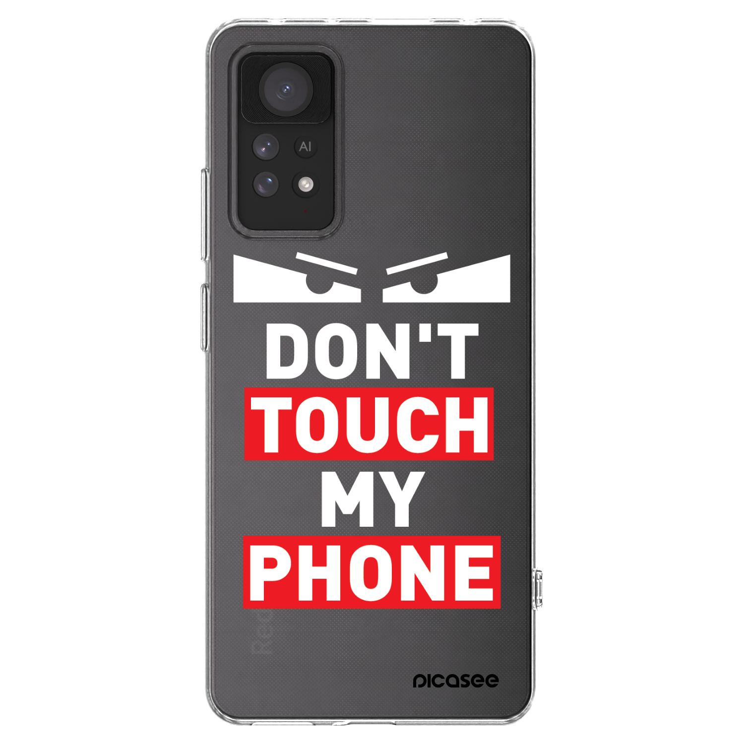 Picasee silikónový prehľadný obal pre Xiaomi Redmi Note 11 Pro 5G - Shadow Eye - Transparent