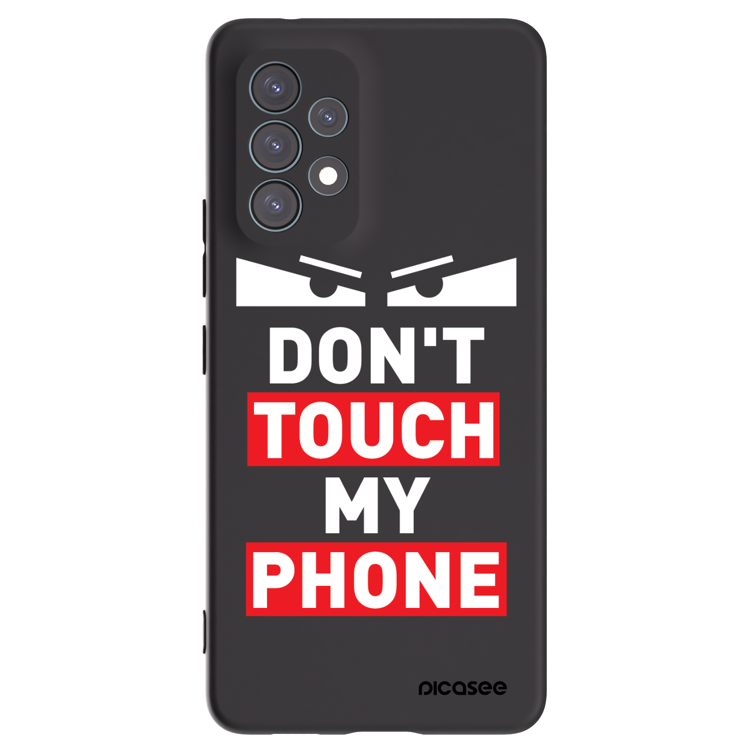 Picasee silikónový čierny obal pre Samsung Galaxy A53 5G A536 - Shadow Eye - Transparent
