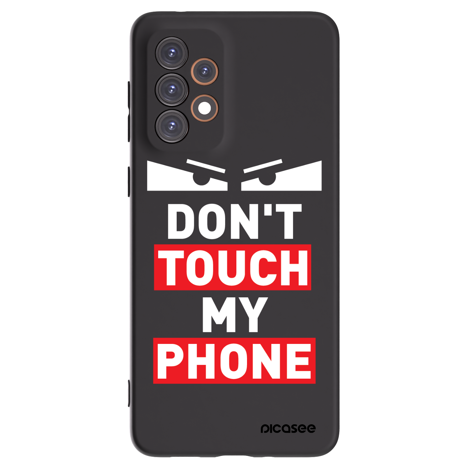 Picasee silikónový čierny obal pre Samsung Galaxy A33 5G A336 - Shadow Eye - Transparent