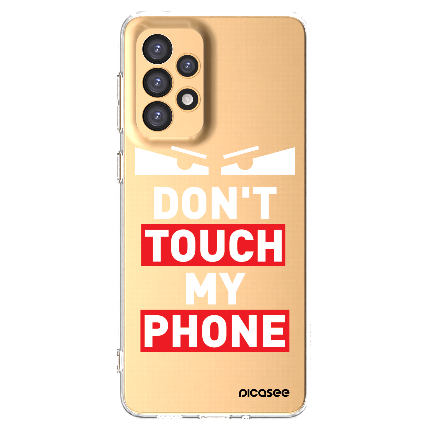 Picasee silikónový prehľadný obal pre Samsung Galaxy A33 5G A336 - Shadow Eye - Transparent