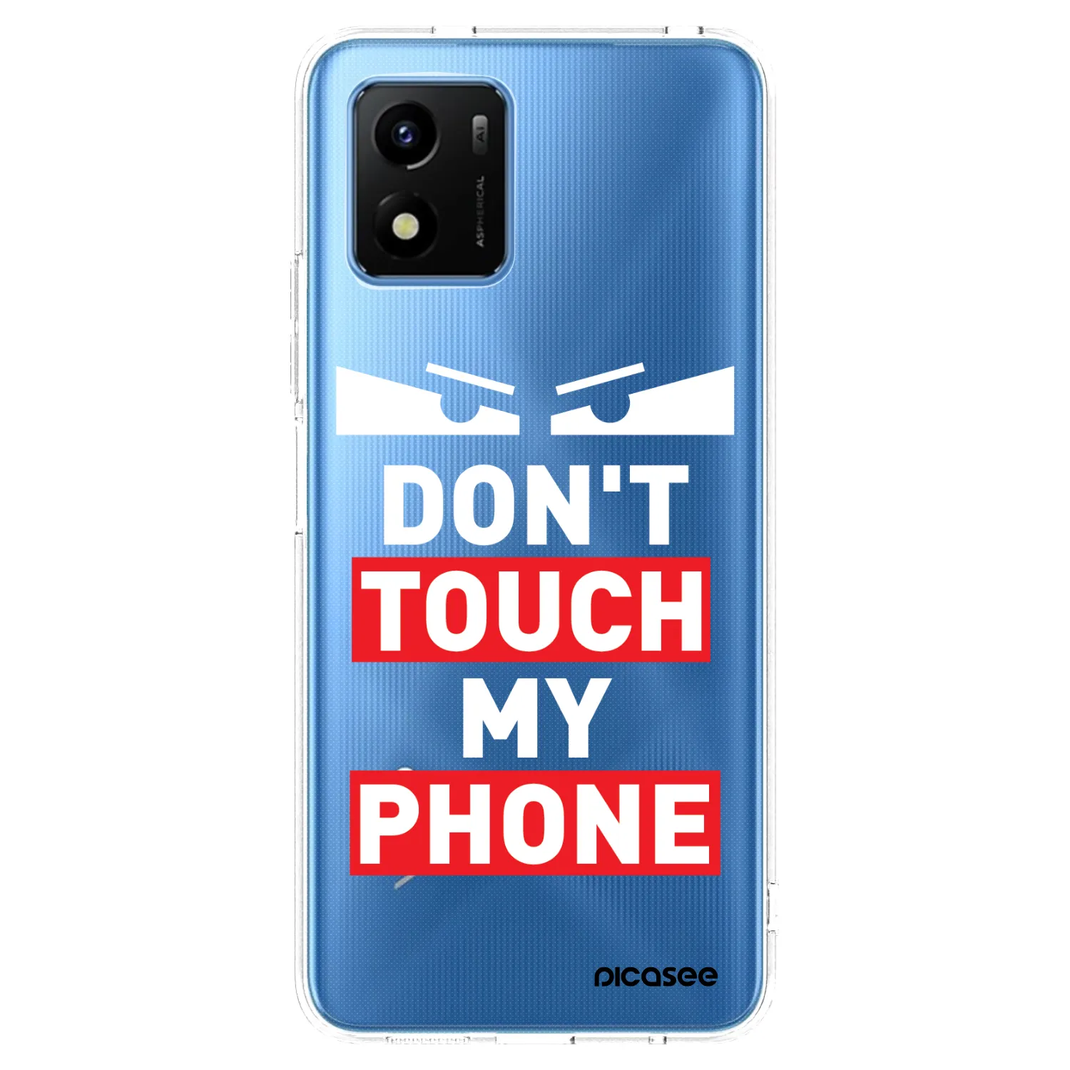 Picasee silikónový prehľadný obal pre Vivo Y01 - Shadow Eye - Transparent