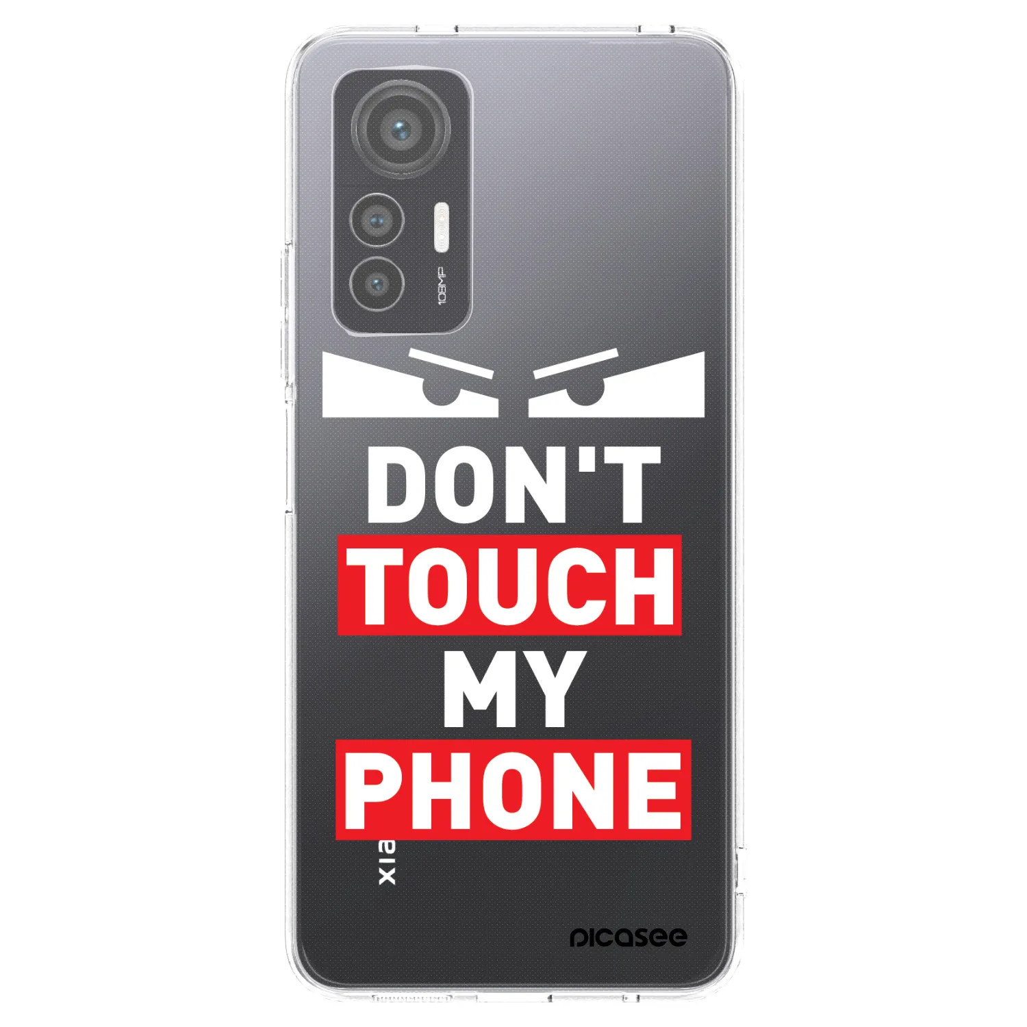 Picasee silikónový prehľadný obal pre Xiaomi 12 Lite - Shadow Eye - Transparent