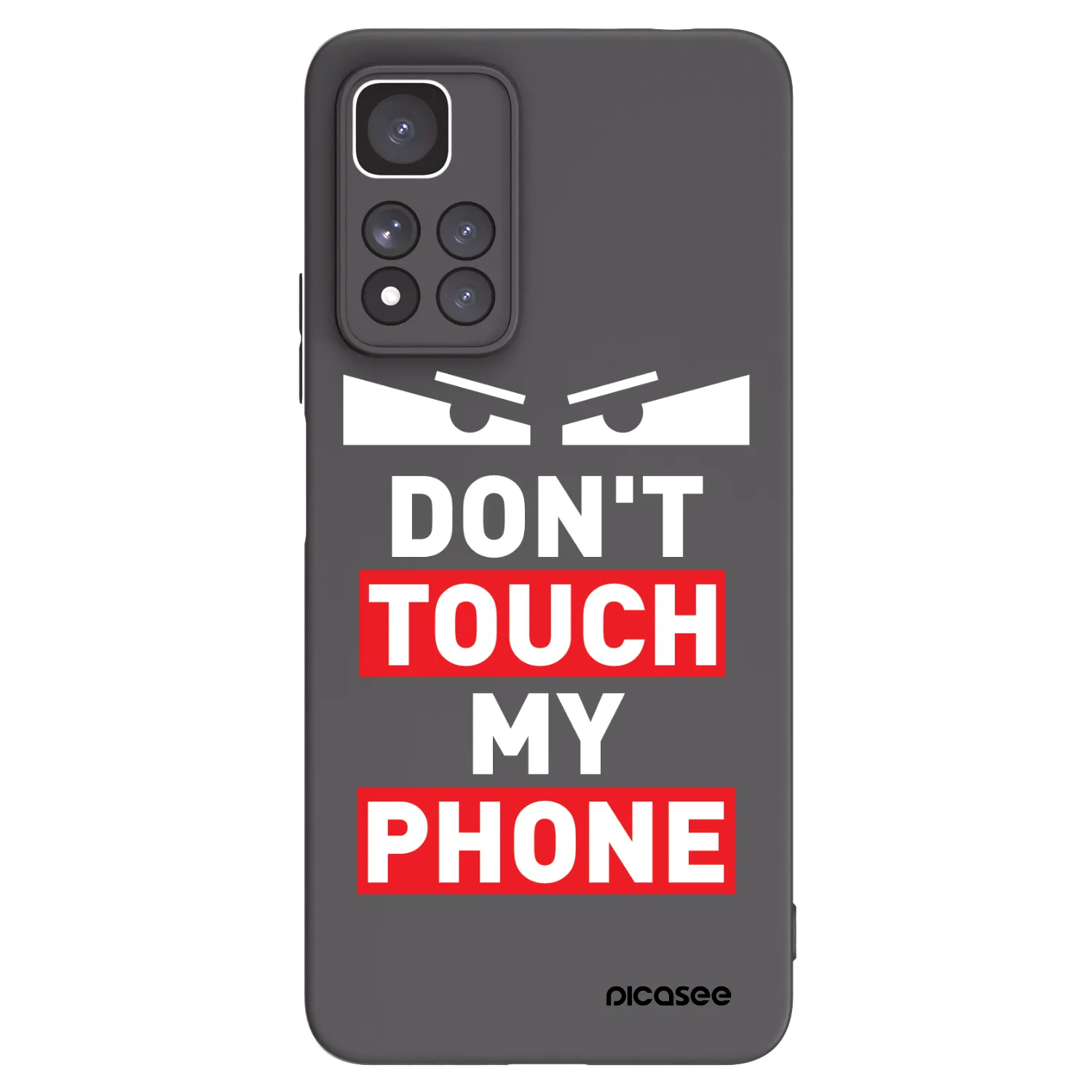 Picasee silikónový čierny obal pre Xiaomi Redmi Note 11 Pro+ 5G - Shadow Eye - Transparent