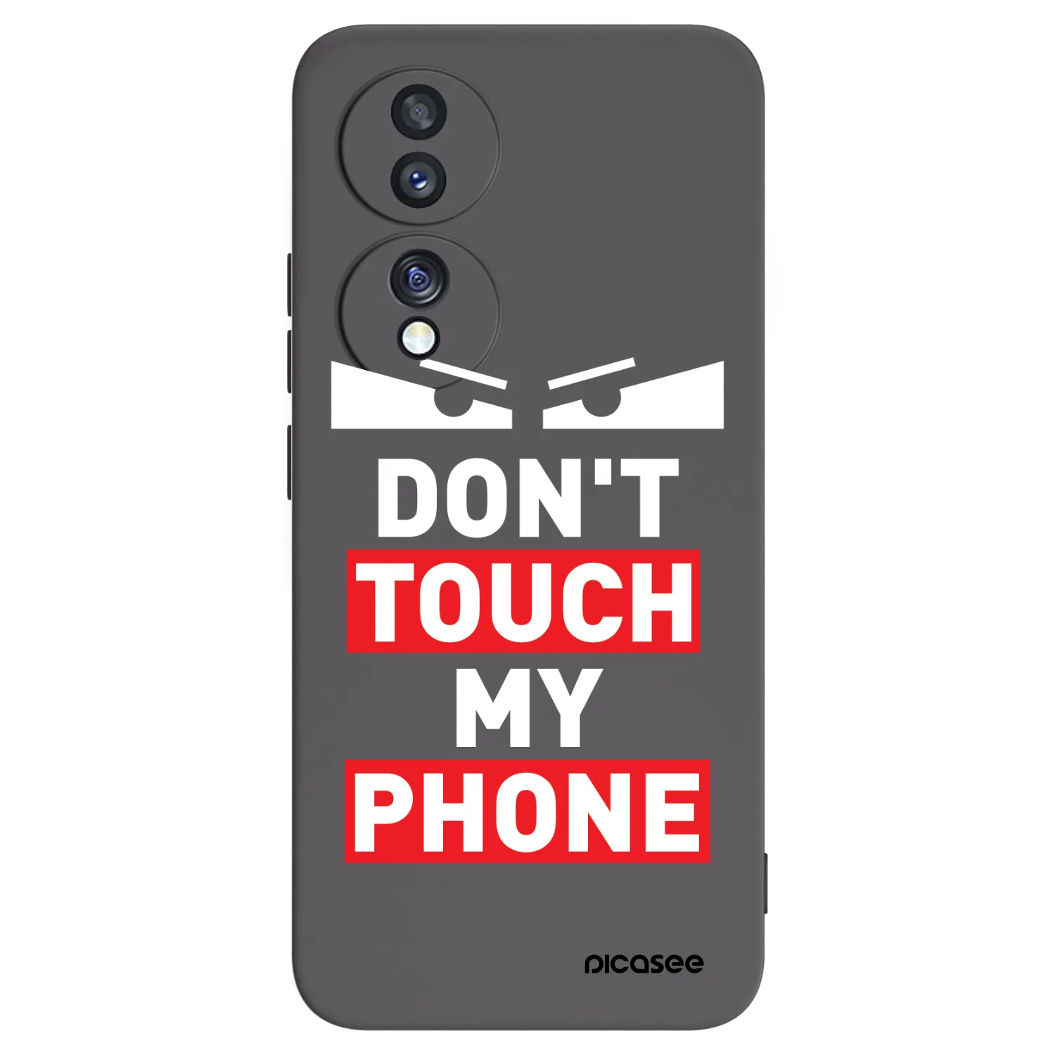 Picasee silikónový čierny obal pre Honor 70 - Shadow Eye - Transparent