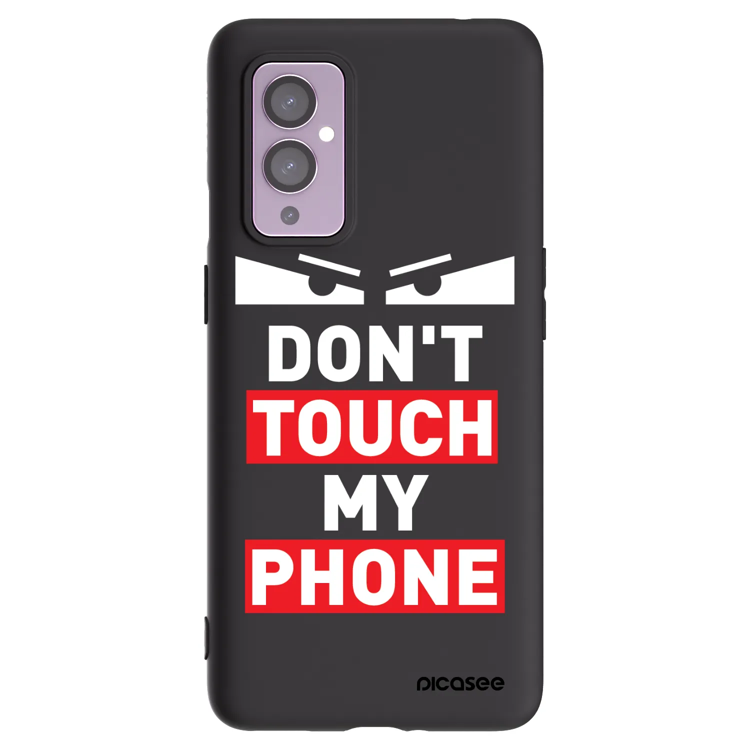 Picasee silikónový čierny obal pre OnePlus 9 - Shadow Eye - Transparent