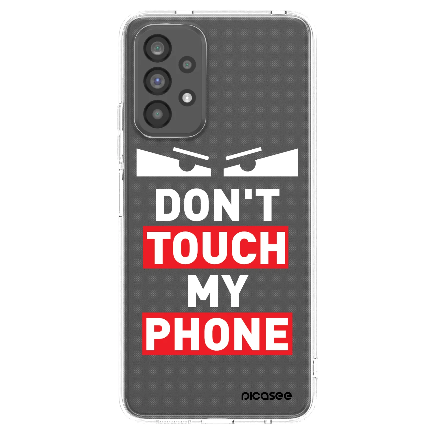 Picasee silikónový prehľadný obal pre Samsung Galaxy A73 5G - Shadow Eye - Transparent