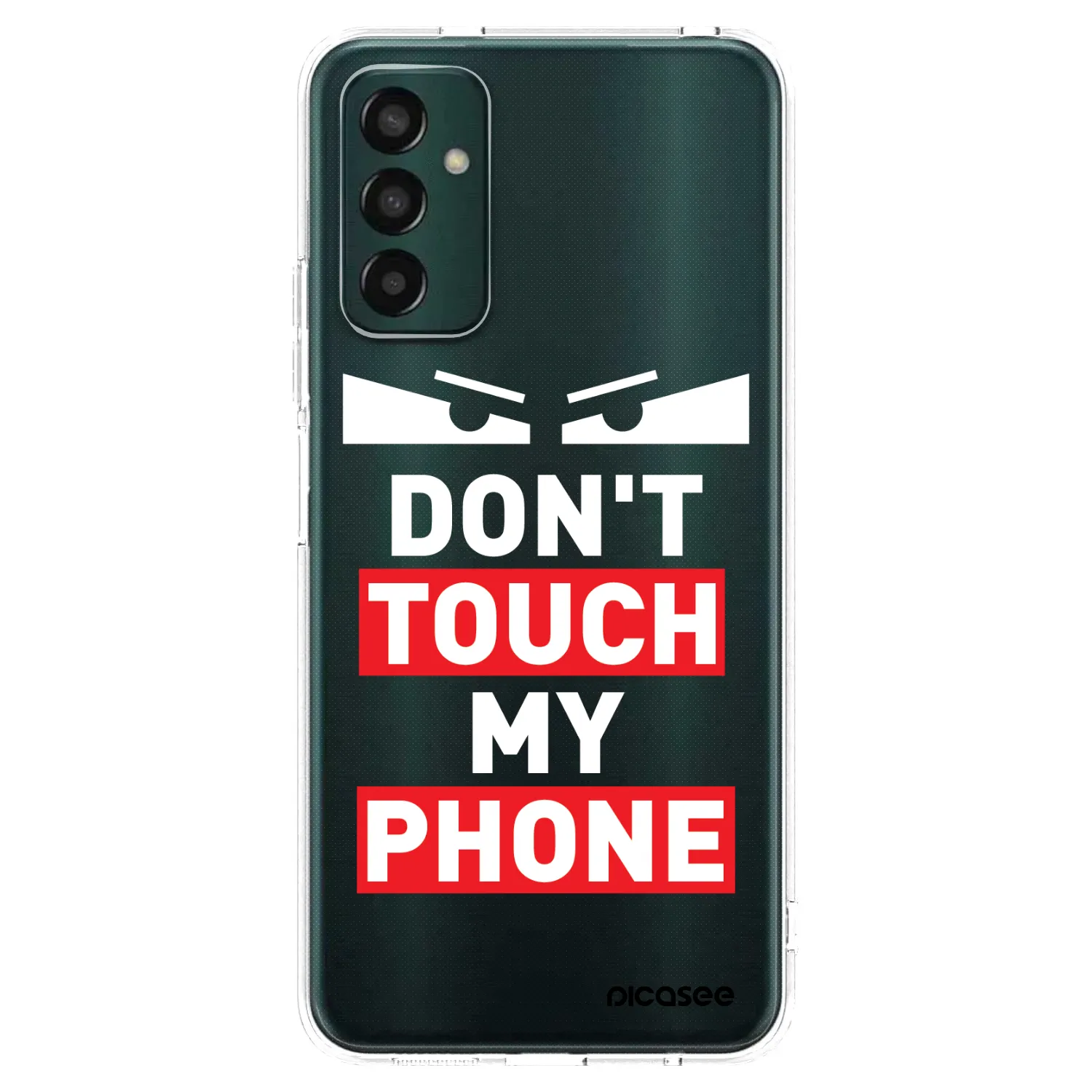 Picasee silikónový prehľadný obal pre Samsung Galaxy M23 5G - Shadow Eye - Transparent