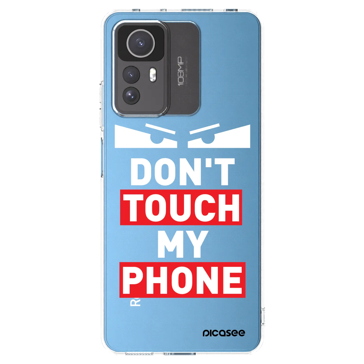 Picasee silikónový prehľadný obal pre Xiaomi Redmi Note 12S - Shadow Eye - Transparent