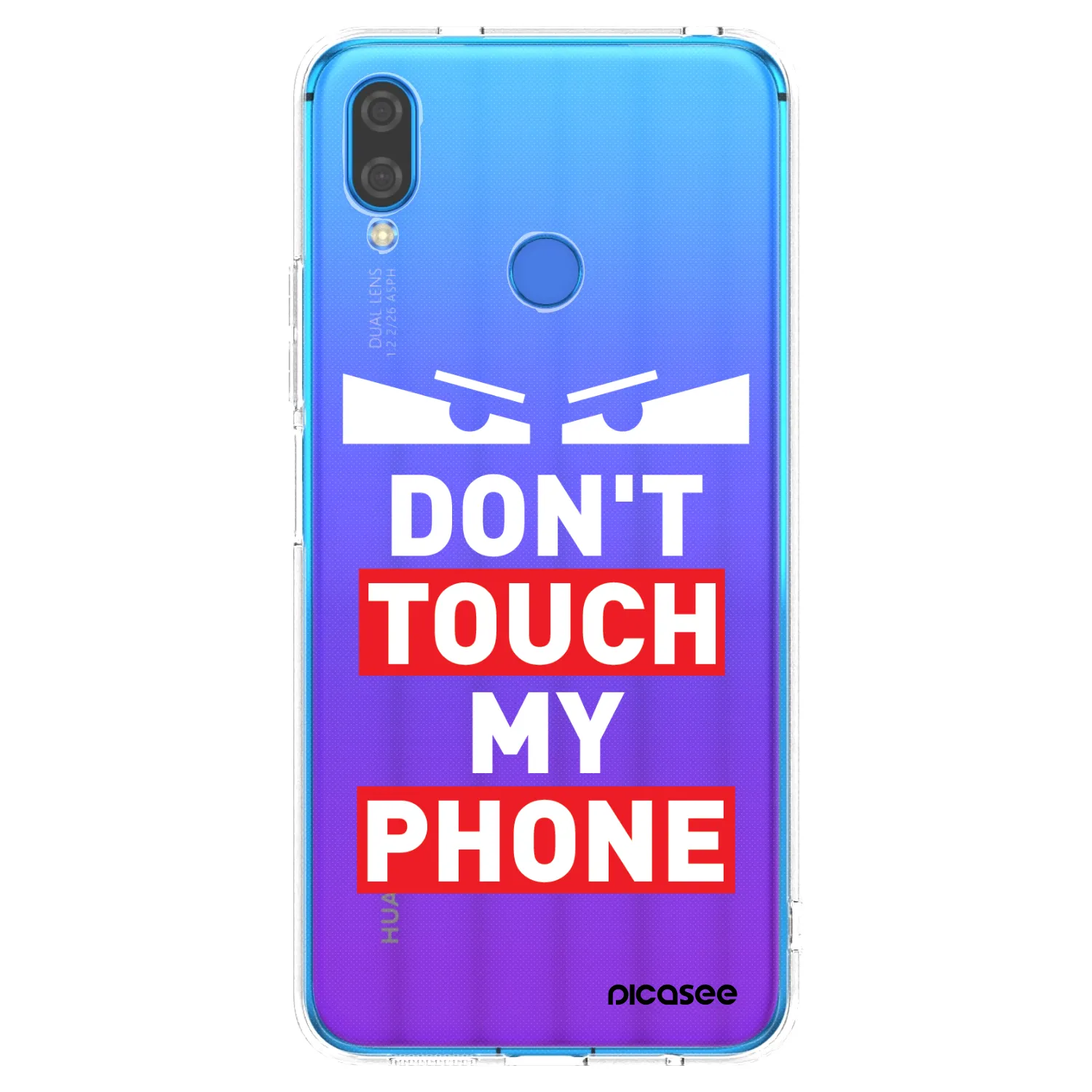 Picasee silikónový prehľadný obal pre Huawei Nova 3 - Shadow Eye - Transparent