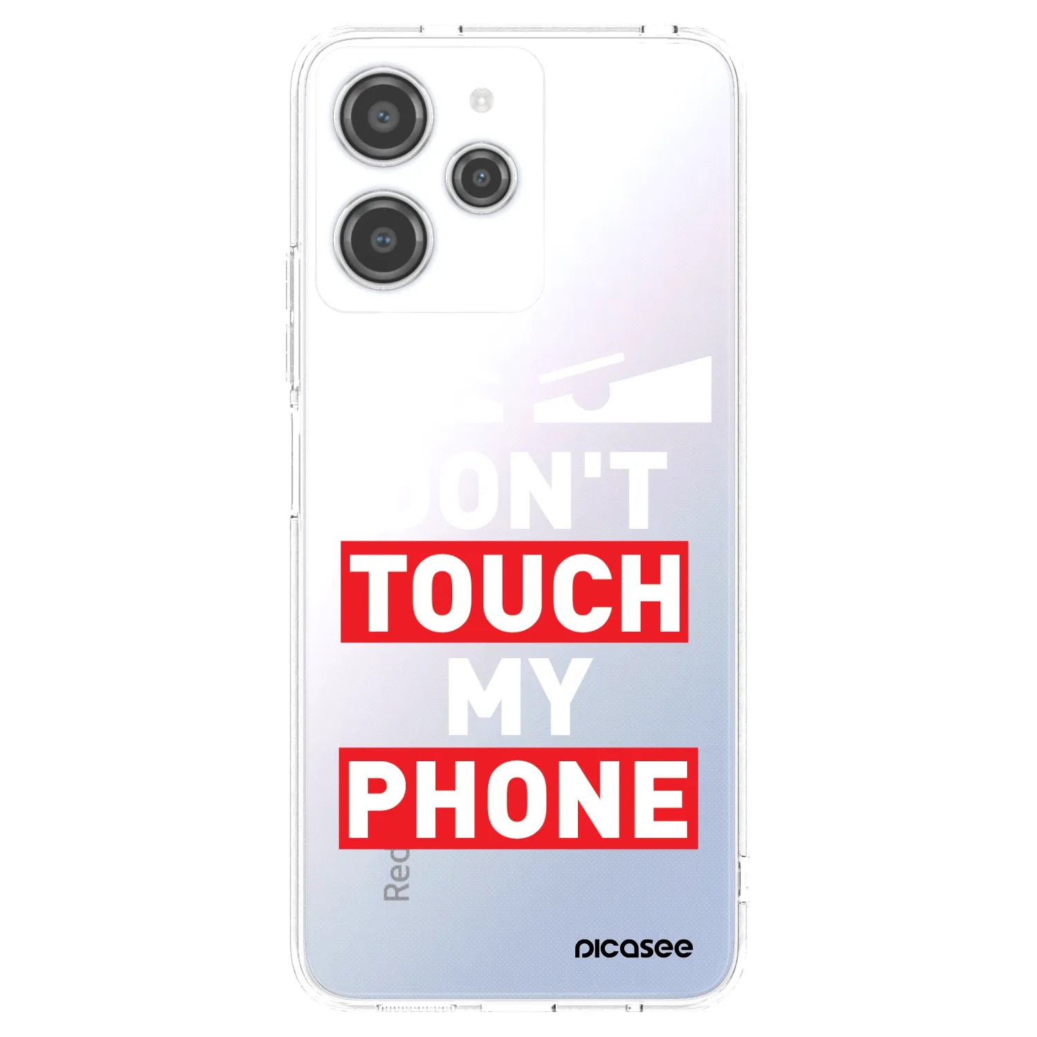 Silikónový prehľadný obal pre Xiaomi Redmi 12 4G - Shadow Eye - Transparent