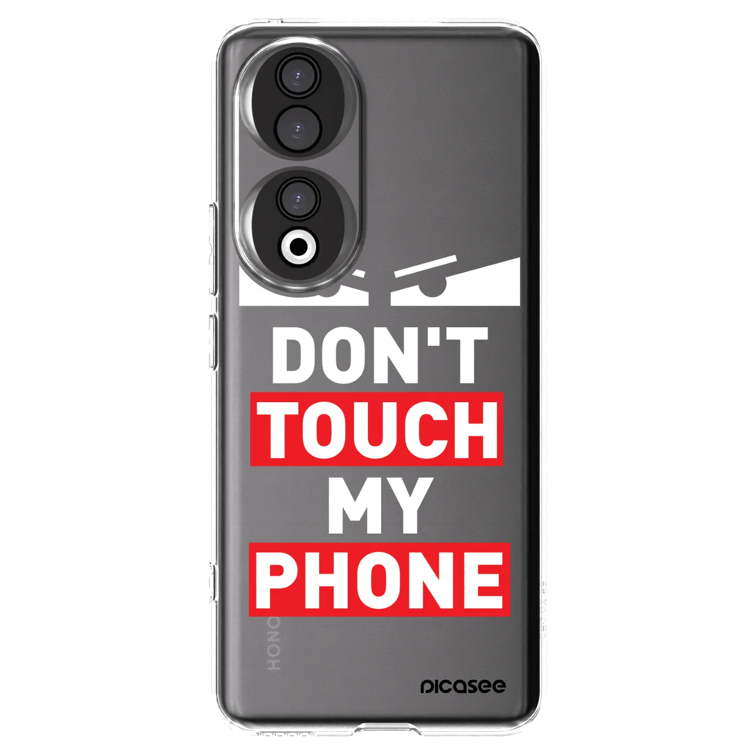 Picasee silikónový prehľadný obal pre Honor 90 5G - Shadow Eye - Transparent