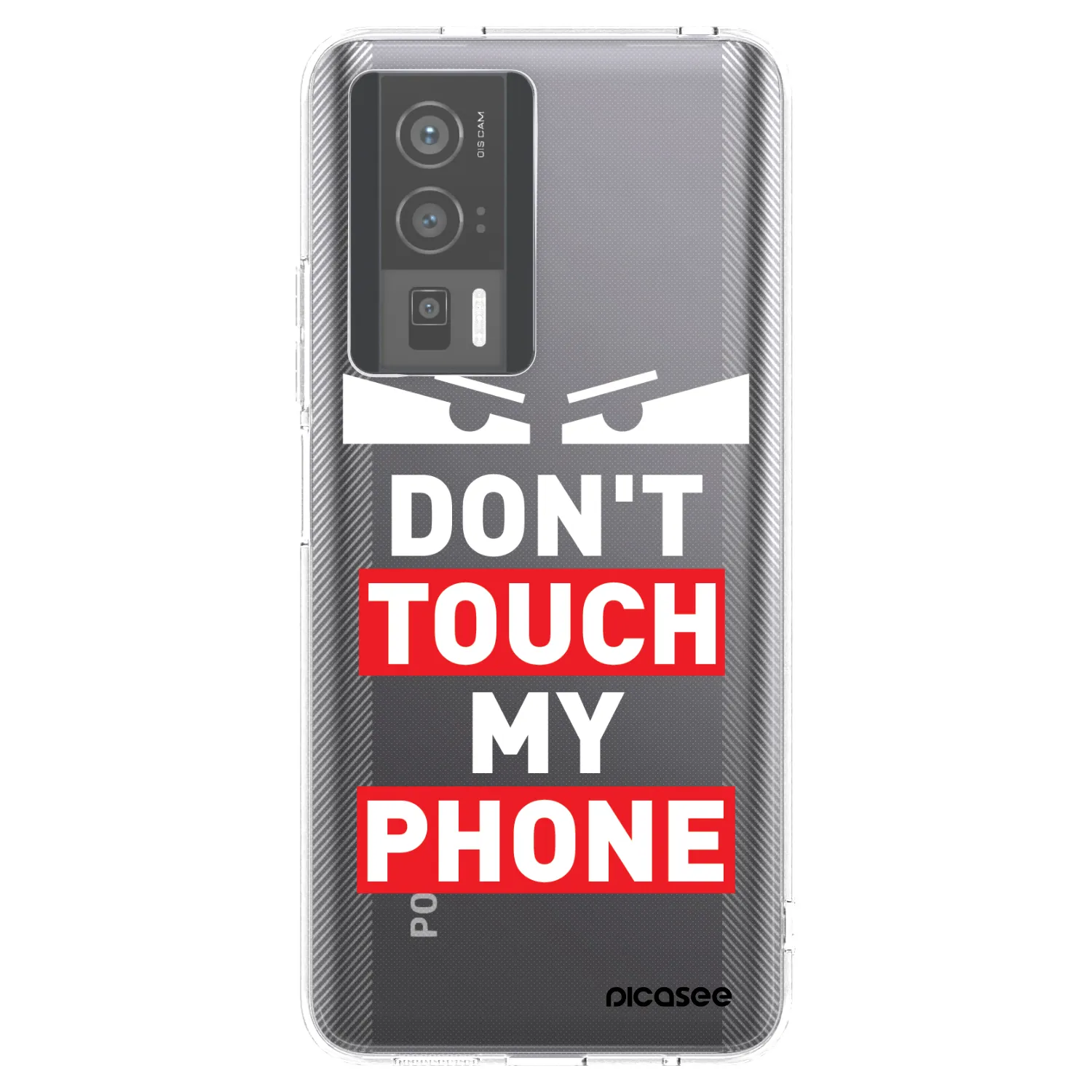 Picasee silikónový prehľadný obal pre Xiaomi Poco F5 Pro 5G - Shadow Eye - Transparent