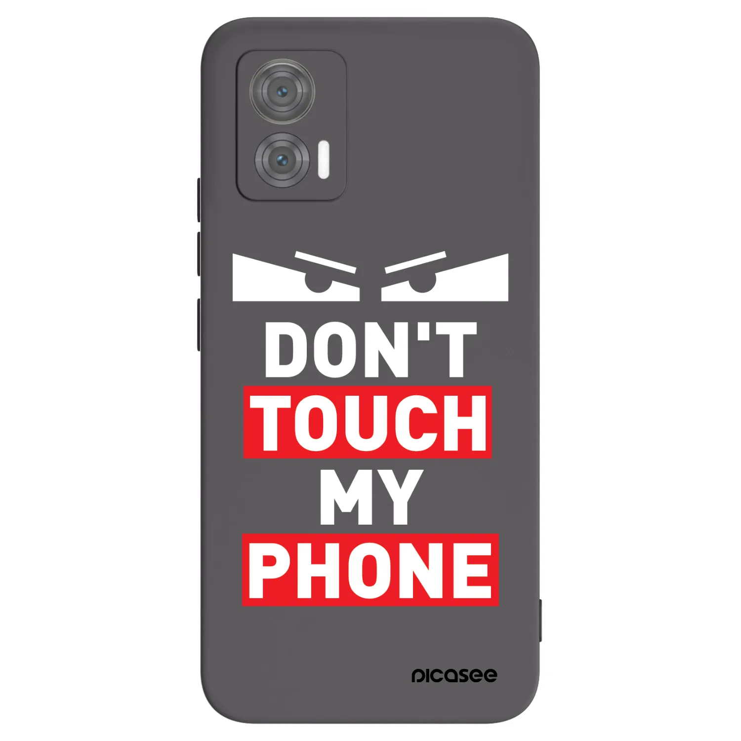 Picasee silikónový čierny obal pre Motorola Edge 30 Neo - Shadow Eye - Transparent