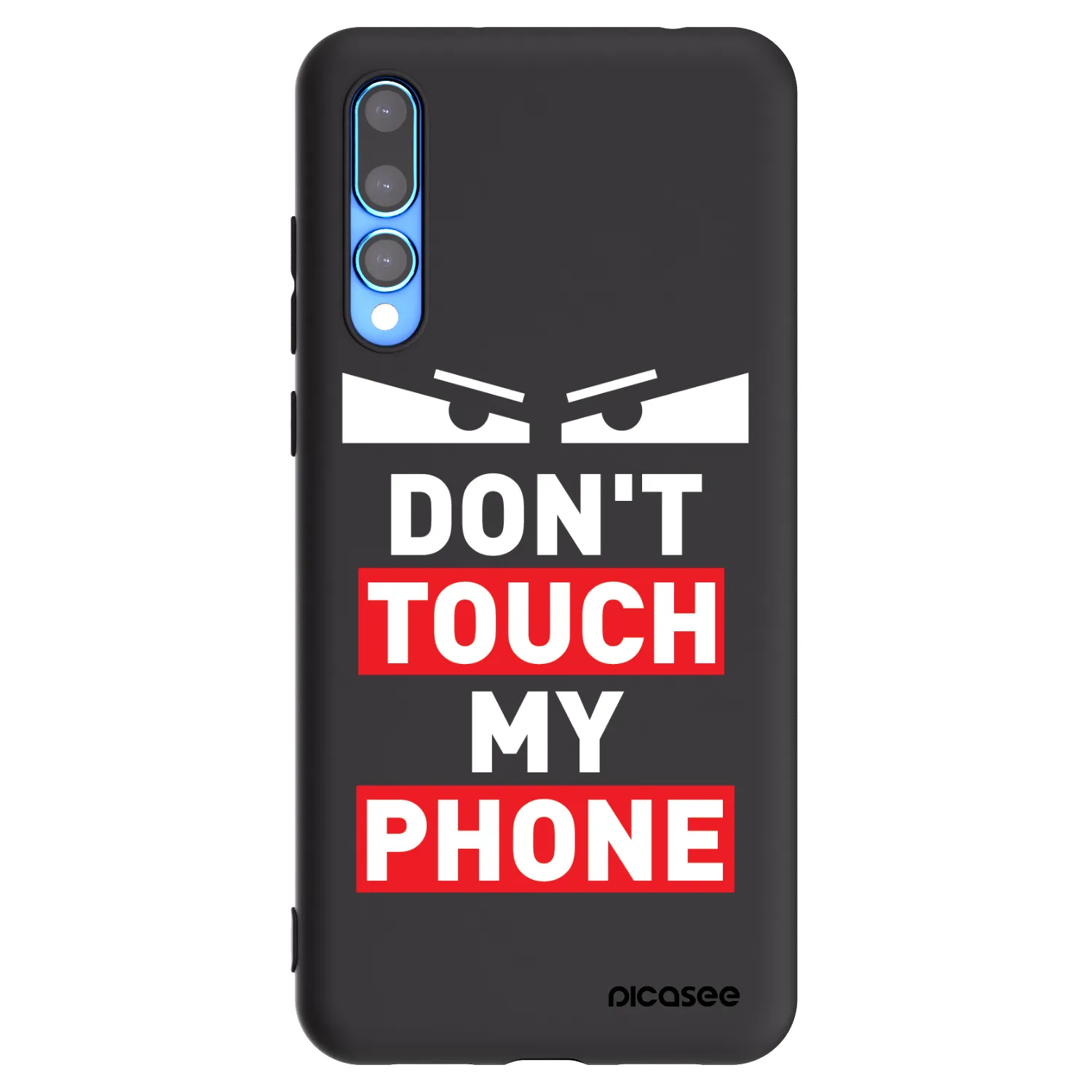 Picasee silikónový čierny obal pre Huawei P20 Pro - Shadow Eye - Transparent